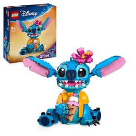 LEGO | Disney Stitch Juguete de Construcción - Figura Articulada para Jugar y Exponer con Cucurucho de Helado y Flor - Regalo para Niñas y Niños de 9+ Años Fans de la Película Lilo y Stitch 43249