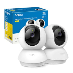 Tapo C210 (2-Pack) - Cámara IP WiFi 360° 2K (3MP) con Visión Nocturna, Detección de Movimiento y Compatible con Alexa