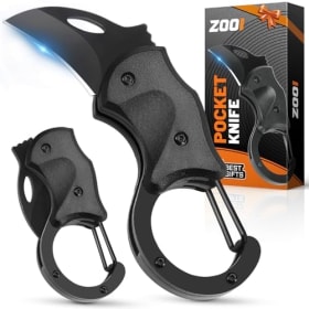 ZOOI Navaja Multifuncional con Mosquetón - Regalo Original para Hombre