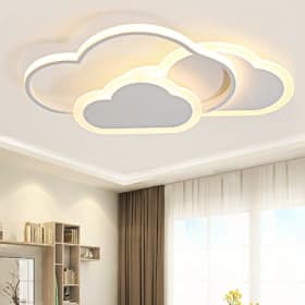 BLMYL Plafonnier LED para niños 32W - Lámpara creativa en forma de nube para habitación infantil (42 cm)