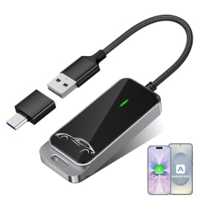 MANKIW Adaptador Carplay Inalámbrico 2025 - Wireless CarPlay Mini para Coches