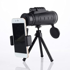 Telescopio Monocular 40X60 HD - Resistente al Agua, Visión Nocturna y Clip para Teléfono (Trípode Incluido)