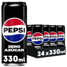 Pepsi Zero sin azúcar, 24 latas 330ml