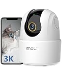 Imou 5MP Cámara Vigilancia WiFi Interior 3K, 360° Cámara de Vigilancia Bebe con Visión Nocturna, Detección de Humana, Compatible con Alexa, Ranger 2C