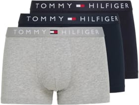 Tommy Hilfiger Pack de 3 Calzoncillos Bóxer Trunks para Hombre Ropa Interior, Multicolor (Des Sky/Grey Htr/Des Sky), M
