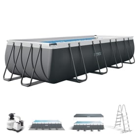 Intex 55220 - Piscina Desmontable Rectangular Ultra XTR Frame 549x274x132 + Depuradora