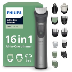 Philips Recortadora Todo en Uno Serie 7000 MG7931/15 - 16 en 1 para Rostro, Cabeza y Cuerpo