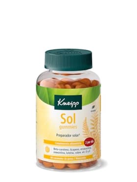 Kneipp Sol Gummies - Vitamina E y Cobre, Carotenoides, Fotoprotección