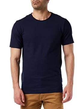 United Colors of Benetton T-Shirt 3je1j19a5, Camiseta Hombre, Azul Oscuro 016