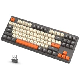 ATTACK SHARK x FREEWOLF M87 80% Teclado Inalámbrico para Juegos - RGB SA PBT TKL 87 Teclas