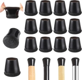 40 Piezas Protectores Patas Sillas, 14-20 mm Protector Suelo Elástica Tacos Sillas Patas Redondas para Proteger Patas de Mesa Evitar Arañazos el Suelo