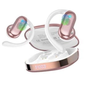 DUSONLAP Open-Ear Auriculare Inalámbricos Deportivos, Auriculares Bluetooth 5.4 HiFi Estéreo para R
                                        ...