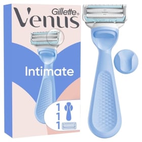 Gillette Venus Maquinilla De Depilación Para Mujer Para Ingles Y Zona Íntima, 1 Mango + 1 Recambio