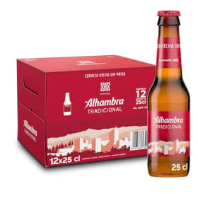 Alhambra Tradicional Cerveza 12x250ml - 3L