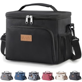 Lifewit Bolsa Térmica Porta Alimentos 9L - Nevera Portátil Pequeña Impermeable para Trabajo, Playa, Picnic y Viajes