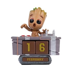 Calendario Perpetuo Groot 3D - Figura de Marvel para Decoración de Habitación Juvenil