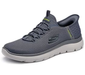 Skechers Hombre Summits High Range Zapatillas - Charcoal Mesh/Trim, 44 EU - Comodidad y Estilo para el Día a Día