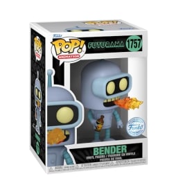 Funko Pop! TV: Futurama - Bender - 1/6 de Probabilidades de Obtener la RARA Variante Chase - Brilla en la Oscuridad - Figura de Vinilo Coleccionable - Idea de Regalo - Mercancia Oficial - TV Fans