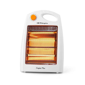 Orbegozo BP 5007 - Estufa de Cuarzo 800W, 2 Niveles de Potencia, Blanco