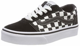Vans Ward, Zapatillas Unisex niños, Black and True White, 36 EU