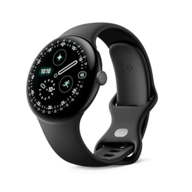 Google Pixel Watch 4 (45 mm) - Smartwatch Android con Seguimiento de la Salud y el Estado físico y Ayuda de Gemini - Caja de Aluminio en Color Negro Mate - Correa Deportiva en obsidiana - Wi-Fi