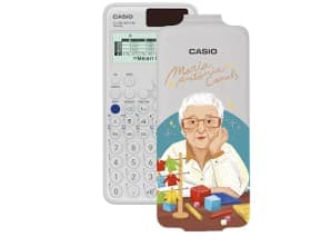 Casio FX-991SP CW - Calculadora Científica con Diseño Ilustrado por Srta M, Recomendada para Currículo Español y Portugués, 5 Idiomas, 560+ Funciones, Solar