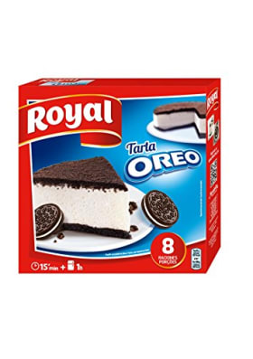 Royal Tarta de Oreo, Sin Horno 8 Raciones, Pack 215 g