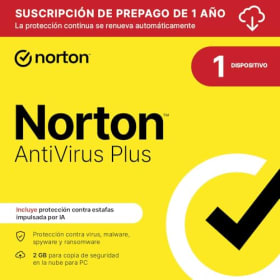 Norton Antivirus Plus 2026 | 1 Dispositivo | 1 Año con Renovación Automática | Descarga Digital