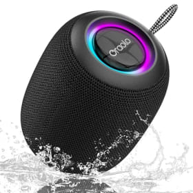 oraolo Altavoz Bluetooth Portatil 5.4, Mini Altavoz Bluetooth Pequeño, Altavoces Ducha, 30H Reproducción, IPX7 Resistencia al Agua, TWS/AUX/TF, Adecuado para Exteriores/Fiestas/Viajes