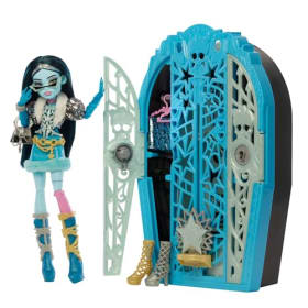 Monster High Skulltimate Secrets Hauntlywood Mysteries Frankie Stein - Conjunto de muñeca y accesorios