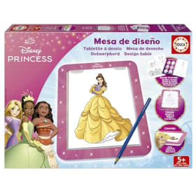 Educa - Mesa Diseño Disney Princess. ¡CREA, colorea y Decora con la Nueva Tableta de Dibujo Luminosa!
