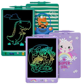 DYNASONIC DYNA-PM - Pizarra LCD de 10 Pulgadas para Niños (Pack de 2 Piezas)