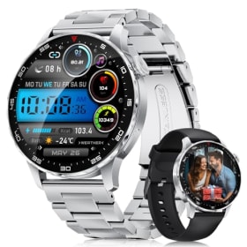 BENYAR SMART Reloj Inteligente Hombre con Llamadas Bluetooth, 1.43" HD AMOLED