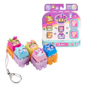 Bizak Clickeez Multi Pack 5 Serie 2 - Pack de 5 Teclas Coleccionables con Llavero - Más de 70 Modelos - Conecta e Intercambia - A Partir de 6 Años (64554110)
