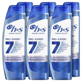 H&S Champú Anticaspa Pro-Expert 7 - Controla la Caspa Persistente 300ml | Combate 7 Problemas del Cuero Cabelludo