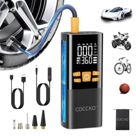 Inflador Portátil 150 PSI para Coche, Moto y Bicicleta