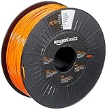 Amazon Basics Filamento para impresora 3D, tereftalato de polietileno (PETG), cinta de 1 kg, 1.75 mm, naranja