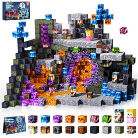 GraceDuck Bloques Magnéticos 150 Piezas – Set de Construcción 'Dark Castle Sword Domain' para Niños 6+ Años