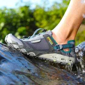 HUMTTO-zapatos de agua de talla grande para hombre, zapatillas transpirables para senderismo al aire libre, senderismo, pesca acuática, sandalias de playa, novedad de verano