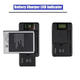 Cargador de Batería Móvil Universal Nuevo, Enchufe EU/US, Pantalla Indicadora LCD, Adaptador de Carga con Puerto USB, Cargadores para Teléfonos Celulares