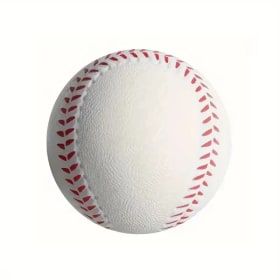 Pelota de Béisbol de Espuma de PU Elástica, Duradera y Segura para Uso Recreativo en Interiores y Exteriores, Pelota de Softbol Ligera para Entrenamiento, Equipo de Fitness Deportivo