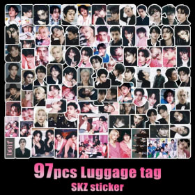 97 Uds Skzoo Stray Kids pegatinas Mini álbum Do It mercancía Li Longfu mercancía cuenta pegatinas equipaje pegatinas