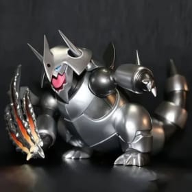 1/20 monstruos de bolsillo Mega Aggron Anime figura de acción modelo juguetes decoraciones coleccionables de escritorio regalos de cumpleaños para niños