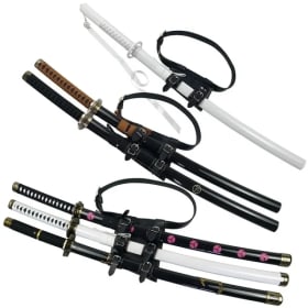 Funda para espada de Damasco, cinturón Katana, disfraz de Cosplay de Anime, cintura de sable samurái Original, tamaño Real, soporte Katana japonés de tamaño completo, regalo
