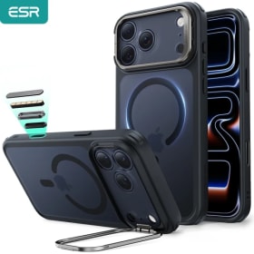 ESR para iPhone serie 17/16 funda magnética con soporte de almacenamiento cubierta de protección de Control de cámara de caída de grado militar para iPhone Air