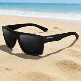 Gafas de sol cuadradas polarizadas UV400, tonos de moda negros para hombres y mujeres, ideales para conducir, pescar y deportes al aire libre