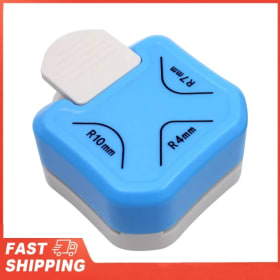 Cortador de esquina redondo 3 en 1 R4/R7/R10mm, perforadora redondeadora de esquina para tarjetas, manualidades, álbum de recortes, pegatina de papel de regalo