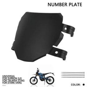 Placa de matrícula Universal, placa de matrícula delantera para motocicletas Surron S X, accesorios para Talaria Sting Stark Varg