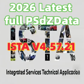 2026 Para B-M-W ISTA 4.57.21 más software de diagnóstico completo, disco duro de 250 GB, programación de coches, programa de historial de PC, mapa, diagrama de circuitos, piezas