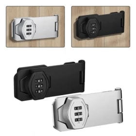 Cerraduras de combinación antirrobo, cerradura con contraseña de gabinete de seguridad para el hogar sin llave para cerraduras de puertas, gabinetes para zapatos, cajones y armarios